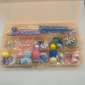 DIY BeadAble Kit Care Bears! W/Bling Pens